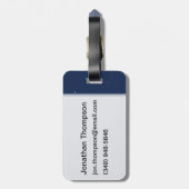 Sad Moon Bagagelabel (Achterkant verticaal)