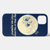 Sad Moon Case-Mate iPhone Case (Achterkant (horizontaal))
