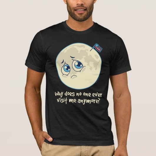 Sad Moon T-shirt (Voorkant)