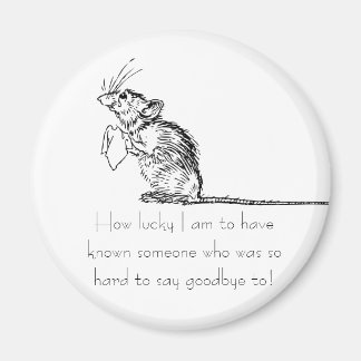 Sad Mouse Farewell Magneet