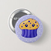 Sad Muffin Ronde Button 5,7 Cm (Voorkant /achterkant)