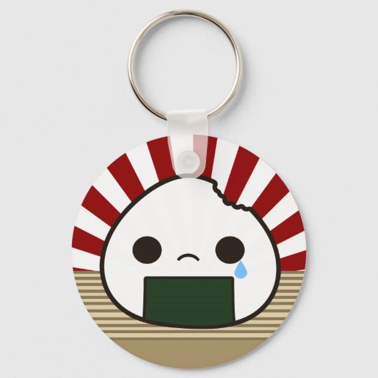 Sad Onigiri Sleutelhanger (Voorkant)