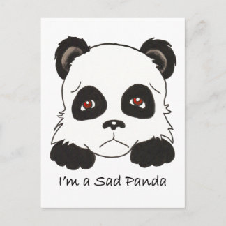 Sad Panda Briefkaart