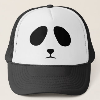 Sad panda-gezicht trucker pet