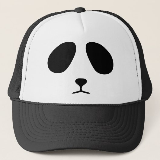 Sad panda-gezicht trucker pet (Voorkant)