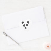 Sad Panda Hart Sticker (Envelop)