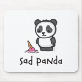 Sad Panda mousepad Muismat (Voorkant)