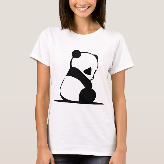 Sad Panda T-shirt (Voorkant)