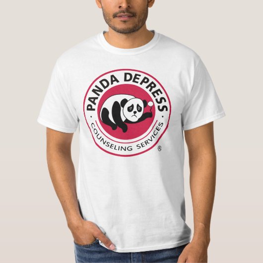 Sad Panda T Shirt (Voorkant)