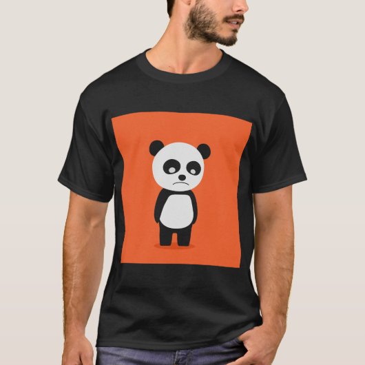 Sad Panda T-shirt (Voorkant)