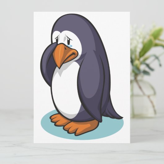 Sad Penguin (Staand voorkant)