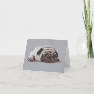 Sad Pug Bedankkaart