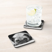 Sad Pug Bier Onderzetter (Rechterzijde)