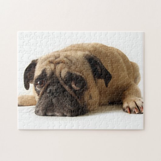 Sad Pug Legpuzzel (Horizontaal)