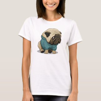 Sad pug t-shirt