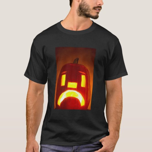 Sad Pumpkin T-shirt (Voorkant)