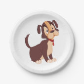 Sad Puppy Dog Papieren Bordje (Voorkant)