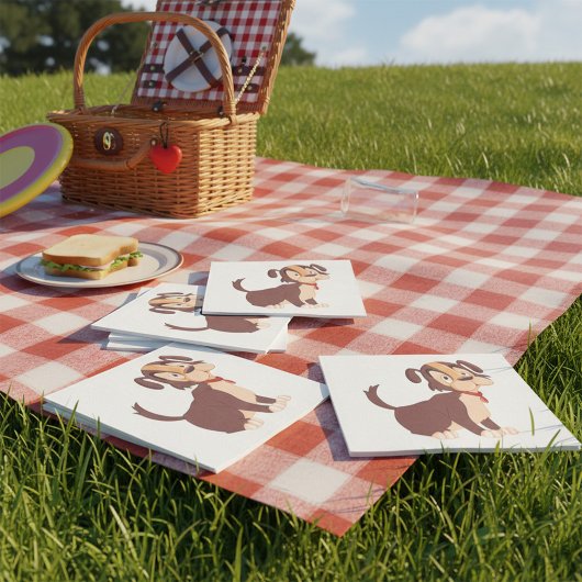 Sad Puppy Dog Servet