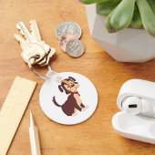 Sad Puppy Dog Sleutelhanger