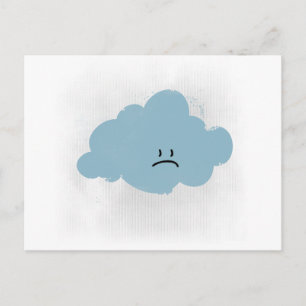 Sad Rain Cloud Briefkaart
