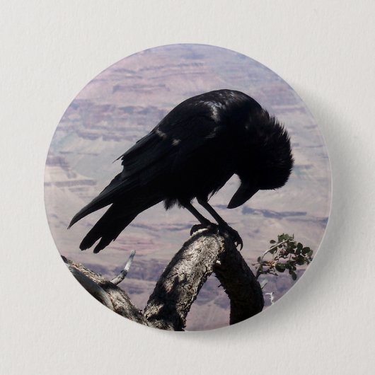 Sad Raven Button 01 (Voorkant)