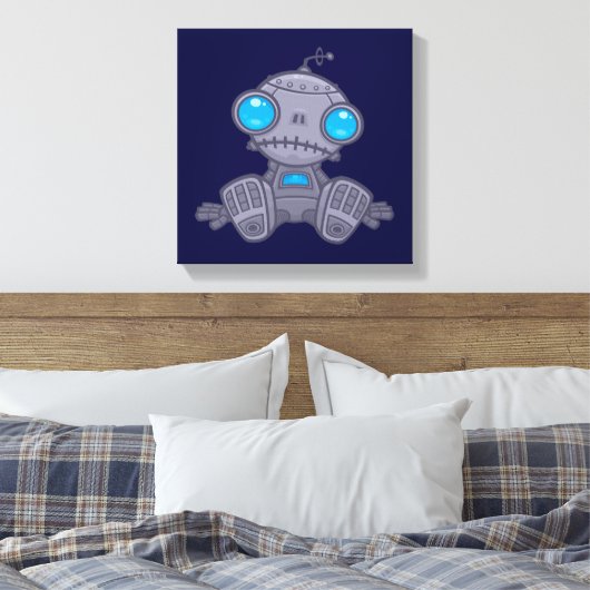 Sad Robot Canvas Afdruk (Insitu (Slaapkamer))