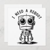 Sad Robot – Ik heb een reboot nodig (Voorkant / Achterkant)