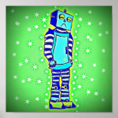 Sad Robot Poster (Voorkant)
