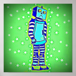 Sad Robot Poster