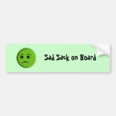 Sad Sack on Board Bumpersticker (Voorkant)