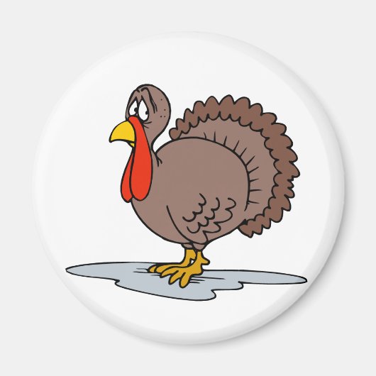 Sad Turkey Magneet (Voorkant)