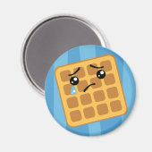 Sad Waffle Magneet (Voorkant / Achterkant)