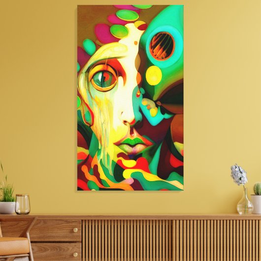 Saddheid Canvas Afdruk (Insitu (Woonkamer))