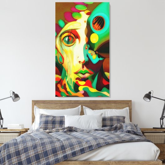 Saddheid Canvas Afdruk (Insitu (Slaapkamer))