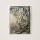 "Saddle Mending", Poster voor "Davy Crockett"-star Legpuzzel (Verticaal)