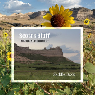 Saddle Rock, Scotts Bluff National Monument, NE Po Briefkaart