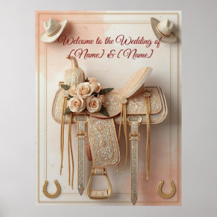 Saddle & Sparkle - Affiches et Signa Mariages occi
