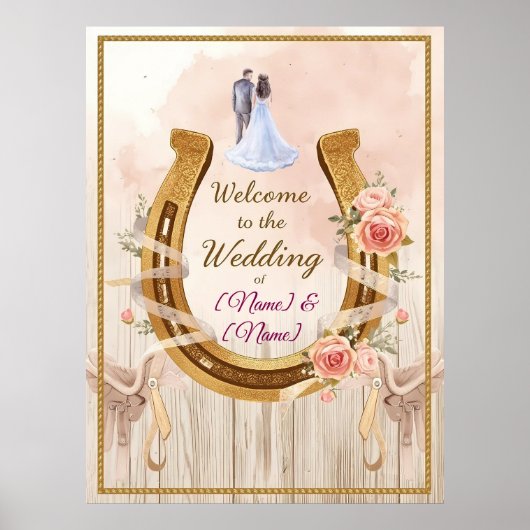 Saddle & Sparkle - Affiches et Signa Mariages occi (Devant)