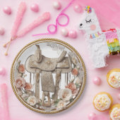 Saddle & Sparkle – Assiettes en papier pour mariag (Fête)