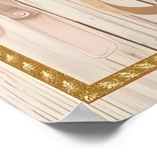 Saddle & Sparkle – Westerne bruiloft Posters & Sig (Hoek)