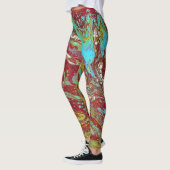 Saddle Up 1 Leggings Abstraits bleus (Gauche)