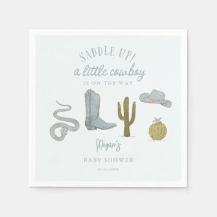 Saddle-up Cowboy Baby shower Servet