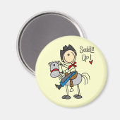 Saddle Up Cowboy Tshirts en geschenken Magneet (Voorkant / Achterkant)