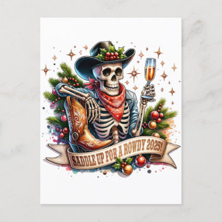 Saddle Up For A Rowdy 2025 Briefkaart