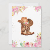 Saddle Up Horse Cowgirl Birthday Invitation (Dos)