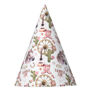 Saddle Up Westerne Cowgirl Party Pet Feesthoedjes