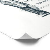 Saddleback Oysters afdrukken Poster (Hoek)