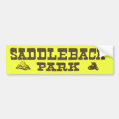 Saddleback Park motorfiets Bumpersticker (Voorkant)