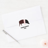 Saddleback Pig  Sticker (Envelop)