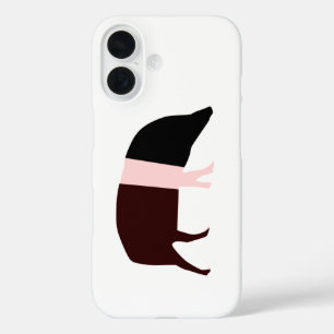 Saddleback-varken iPhone 16 Hoesje